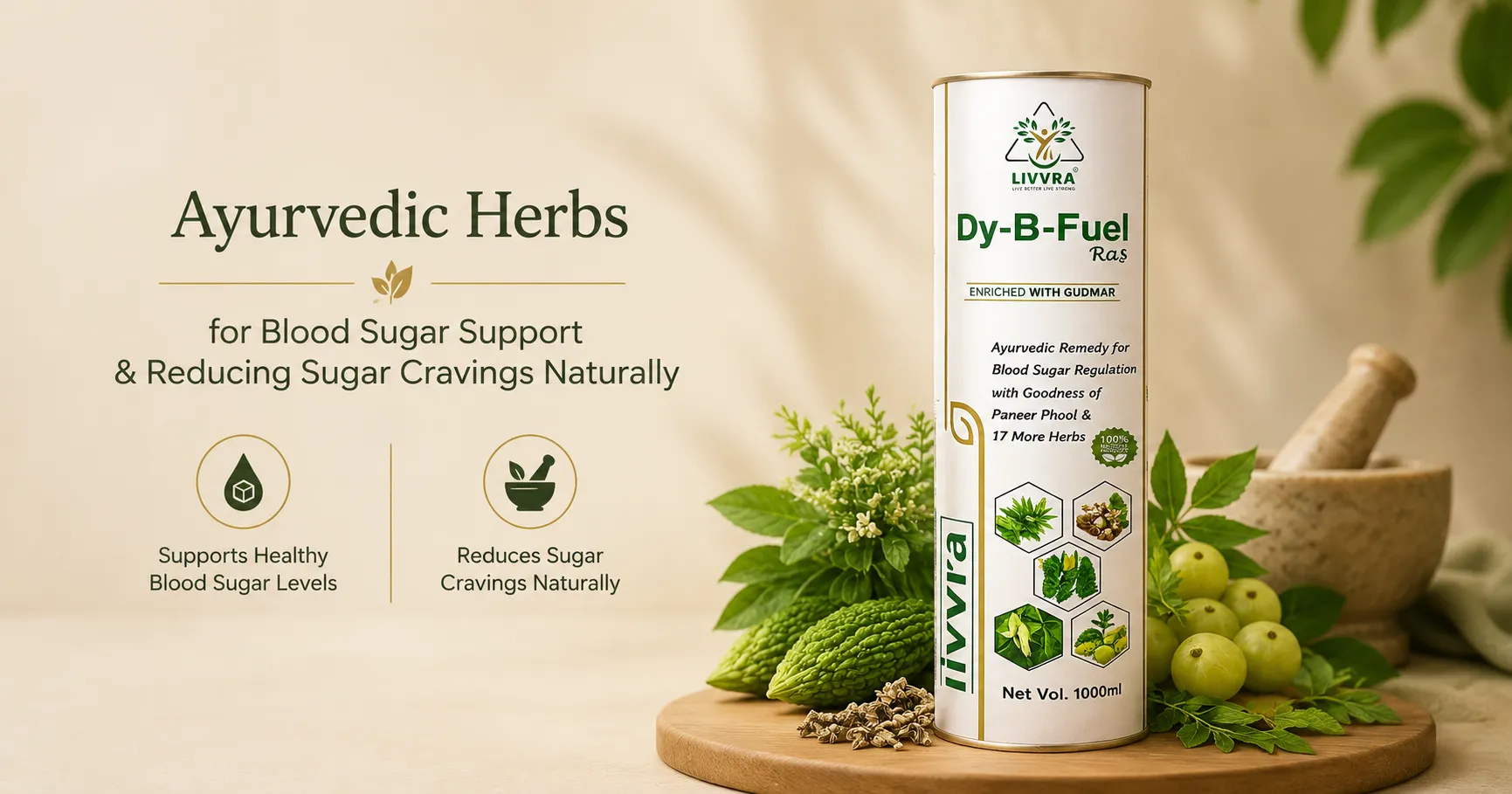 Ayurvedic herbs for blood sugar support and reducing sugar cravings naturally