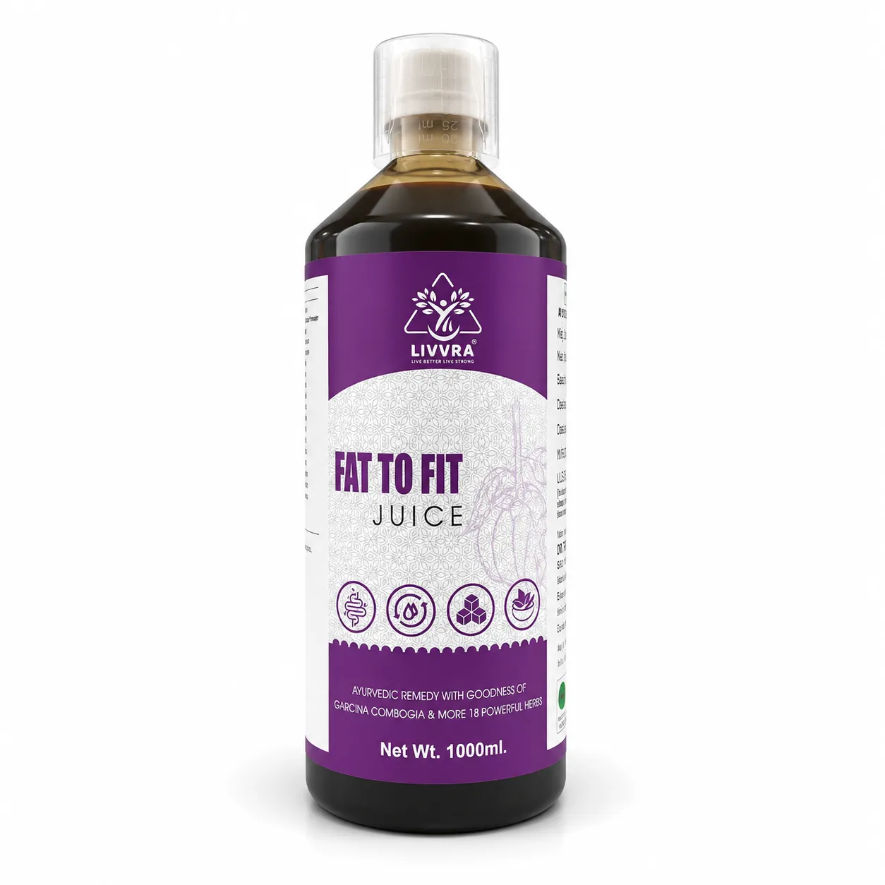 💜 LIVVRA Fat To Fit Juice | Garcinia Cambogia Ayurvedic Wellness Drink