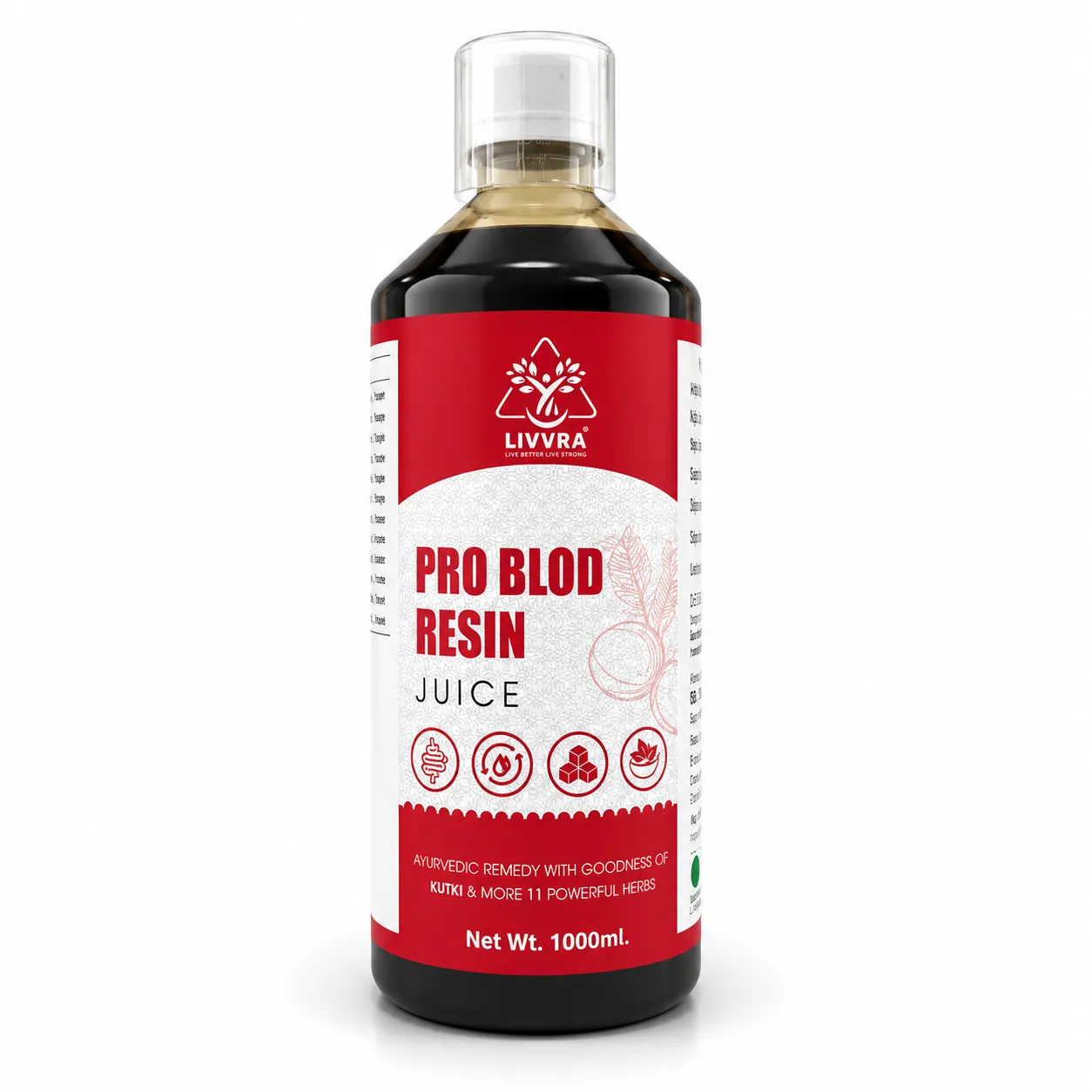 ❤️ LIVVRA Pro Blod Resin Juice | Kutki Ayurvedic Wellness Drink