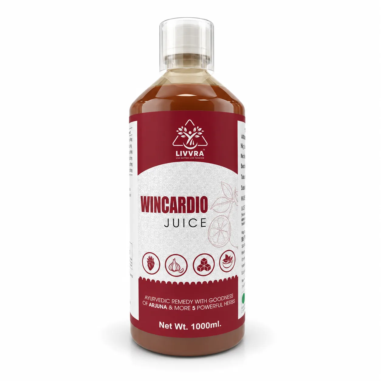 ❤️ LIVVRA Wincardio Juice | Arjuna Ayurvedic Heart Wellness Drink